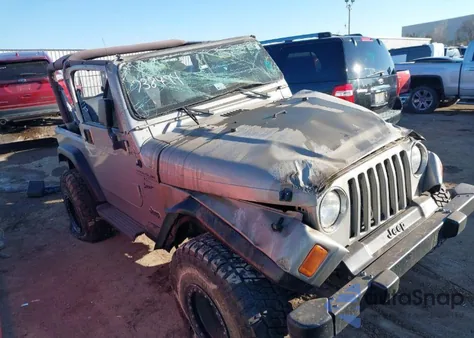 2000 Jeep Wrangler Sport from USA, damaged, VIN 1J4FA49S2YP738494